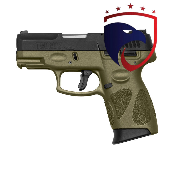 Pistola Taurus 9mm G2C/12 3″ CFOMRSP735 Verde - Imagem 2